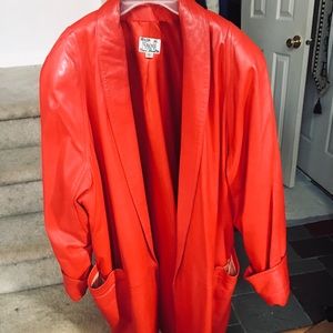 Wilson’s Leather Red Coat
